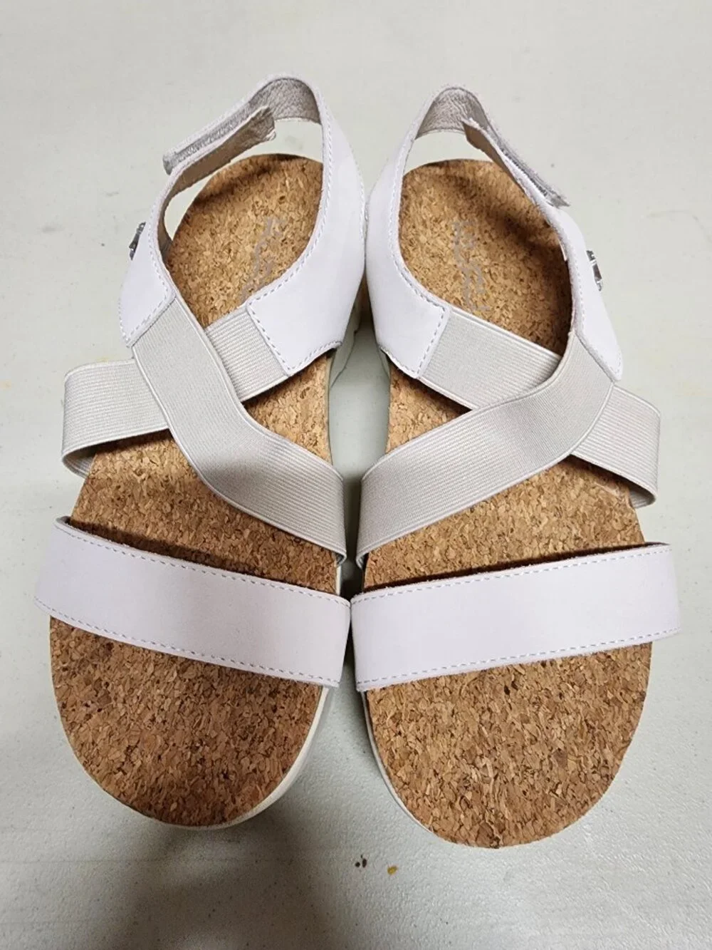 KURU White Platform Sandals